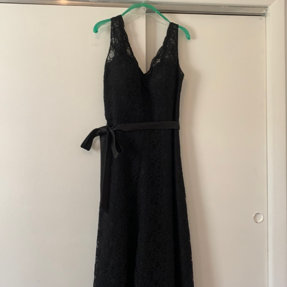 Mori Lee Black Lace Dress